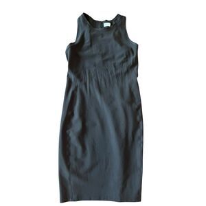 Athleta Women's Black‎ Sleeveless Sheath Knee Length Dress Size M